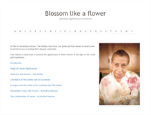 Tablet Screenshot of blossomlikeaflower.com